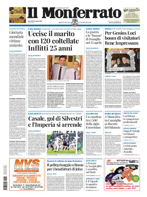 Il Monferrato - Edizione 31 del 26/04/2022